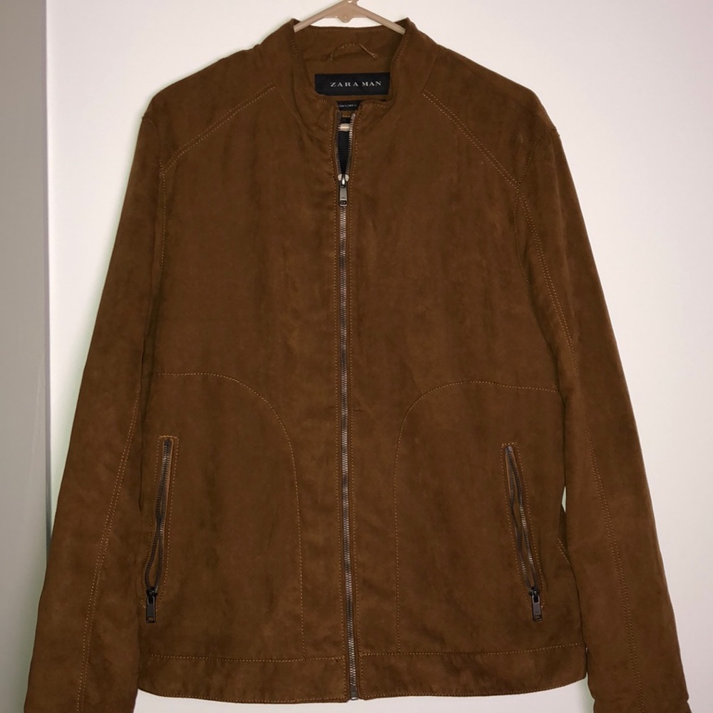 Rich brown jacket by Zara
